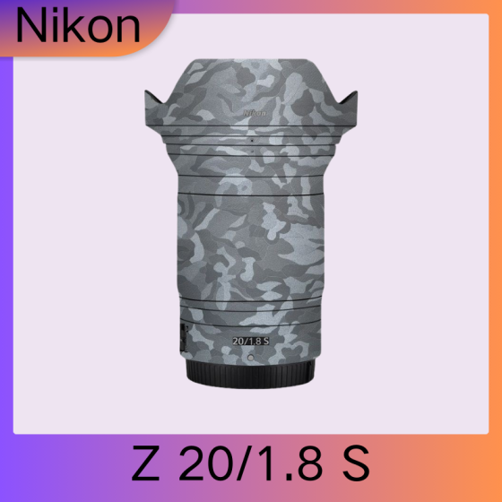 Lentes Nikon Z20F1.8 S  - Pele câmera, adesivo câmera - com alta resistência a arranhões, à prova d'água e com design elegante.